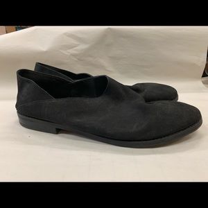 Eileen Fisher Black Suede Flats Size 10